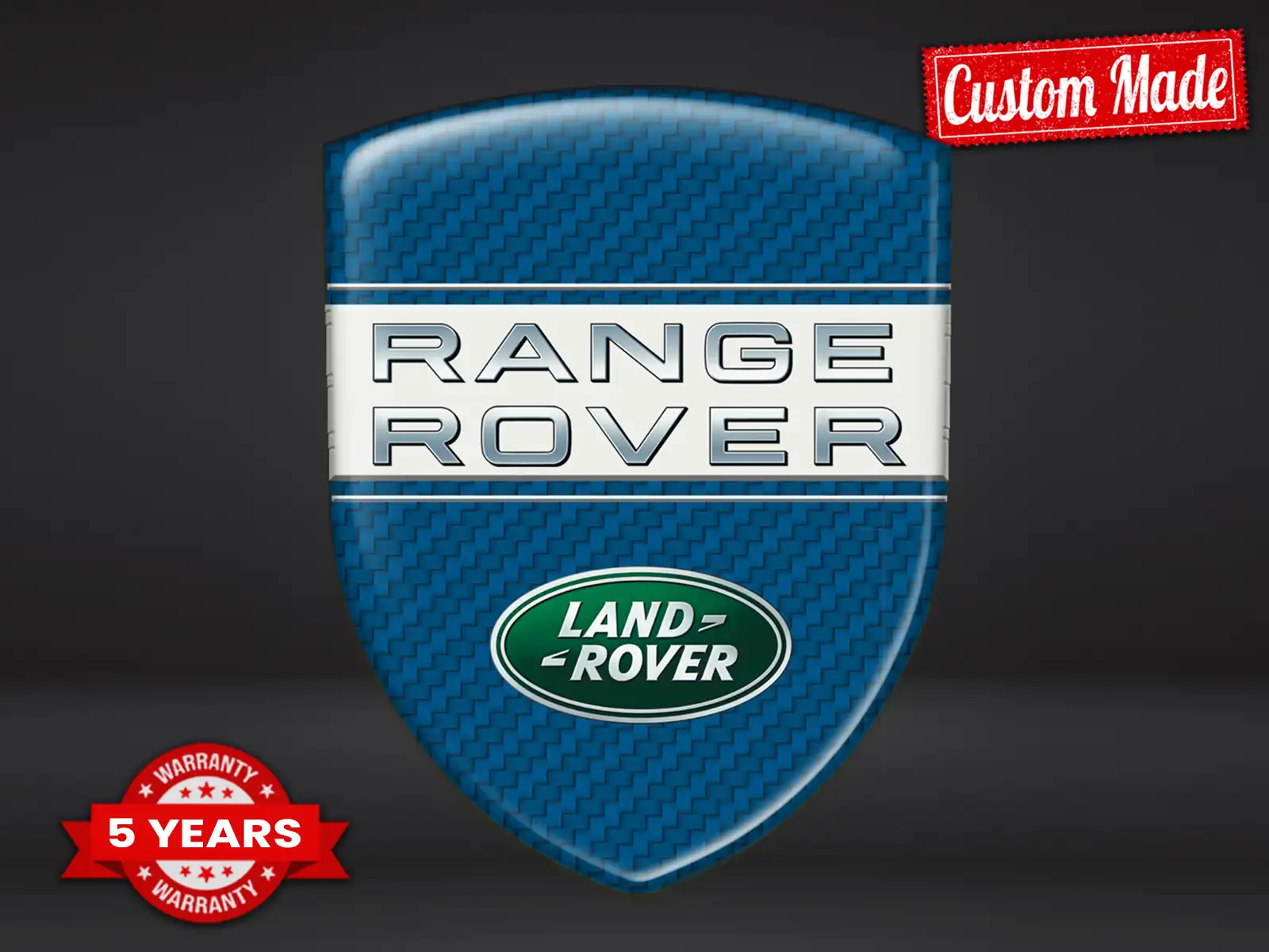 Land Rover Emblème Bombé Qualité Pro Personnalisable